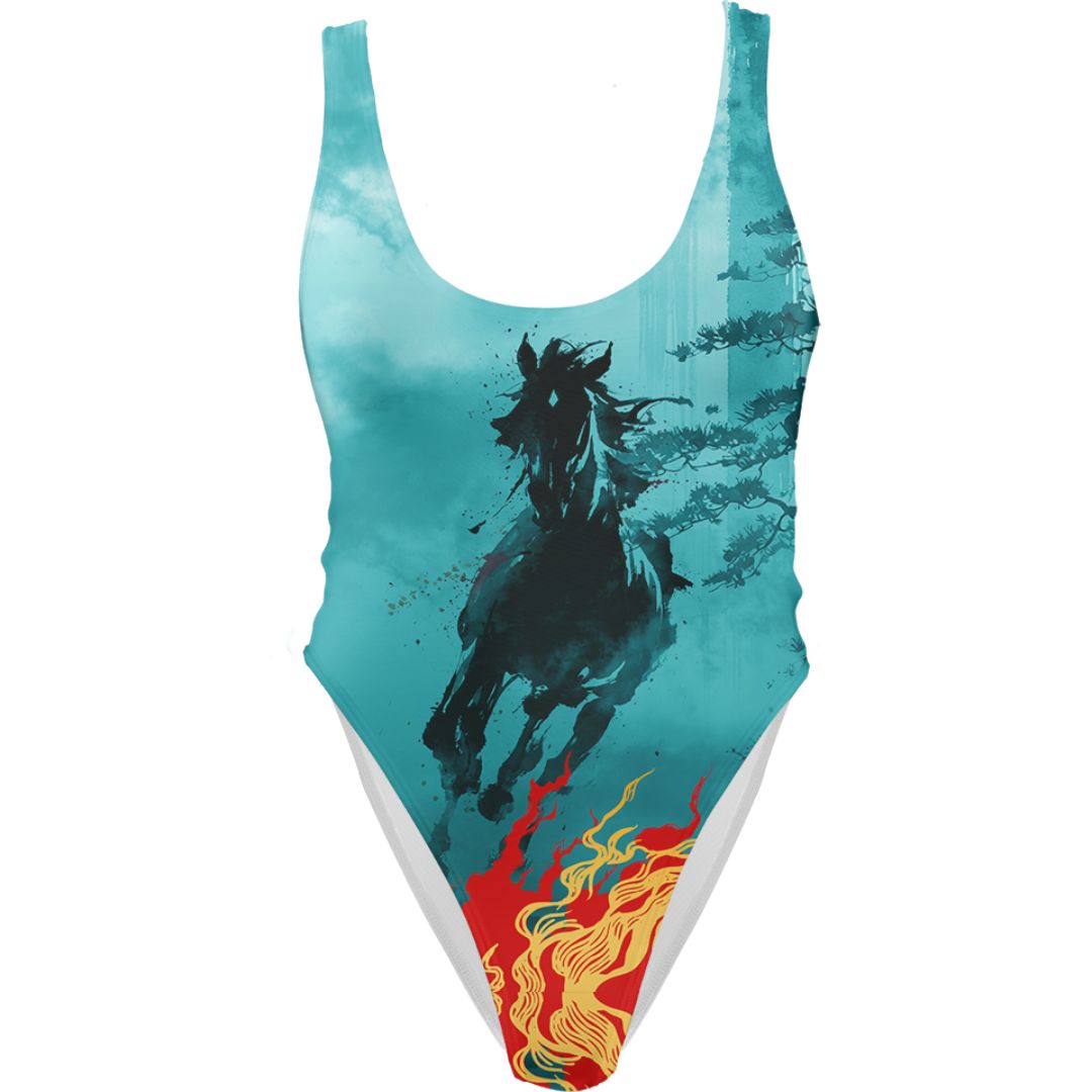 One-Piece Swimsuit Flamebound Swimsuit
