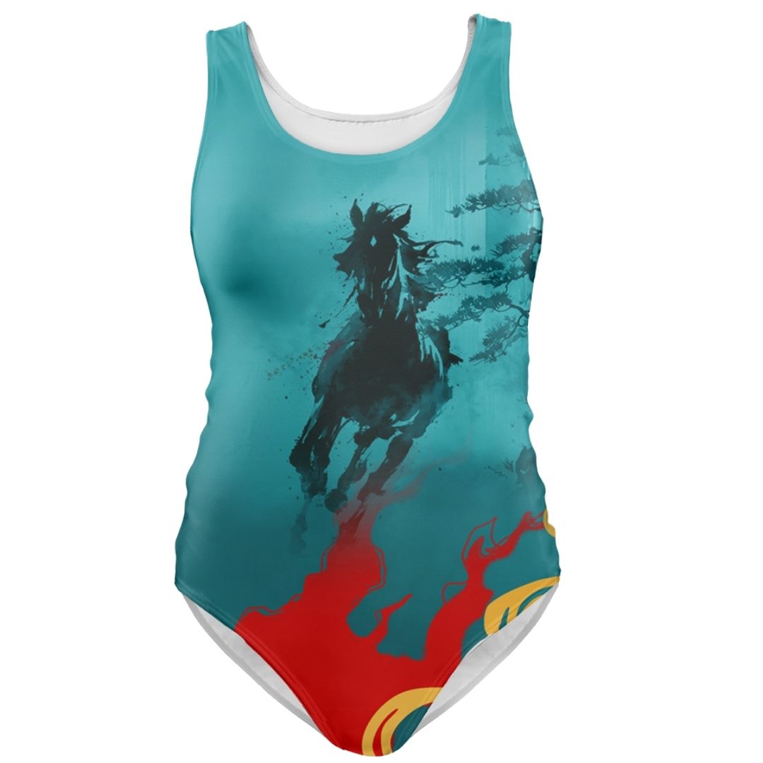 One-Piece Swimsuit Flamebound Swimsuit