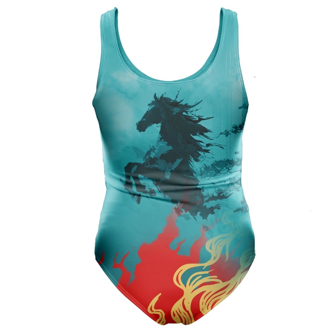 One-Piece Swimsuit Flamebound Swimsuit