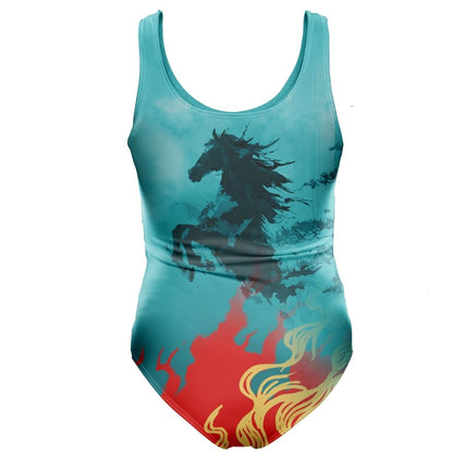One-Piece Swimsuit Flamebound Swimsuit