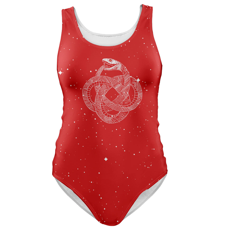 One-Piece Swimsuit Ouroboros Swimsuit - Red Edition
