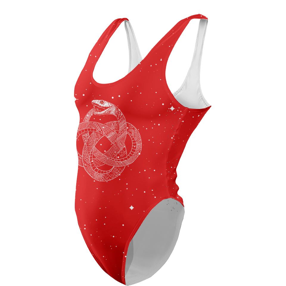 One-Piece Swimsuit Ouroboros Swimsuit - Red Edition