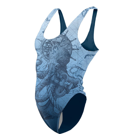 One-Piece Swimsuit S / High Waist-Low Back Sea Beast Swimsuit SEA-BEAST_SWIMSUIT_V2_SM