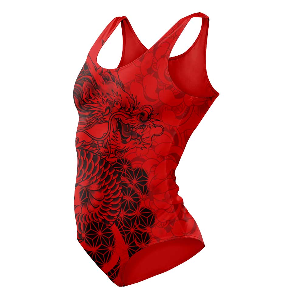 One-Piece Swimsuit S / Original Ryu One-Piece Swimsuit - Limited DRAGON-RED_SWIMSUIT_V1_SM