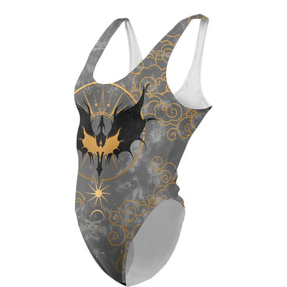 One-Piece Swimsuit SM / High Waist-Low Back Dragon Rider Swimsuit RIDER_SWIMSUIT_V2_SM
