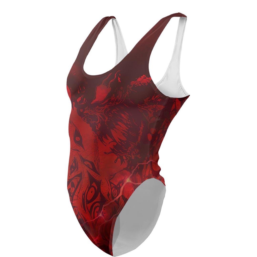 One-Piece Swimsuit SM / High Waist-Low Back Viscera Swimsuit NIGHTMARE_SWIMSUIT_V2_SM