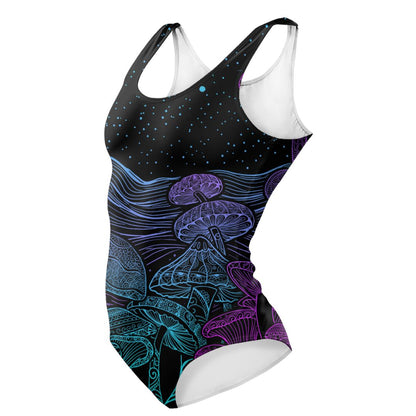 One-Piece Swimsuit SM / Original Mycelia Swimsuit FUNGI_SWIMSUIT_V1_SM
