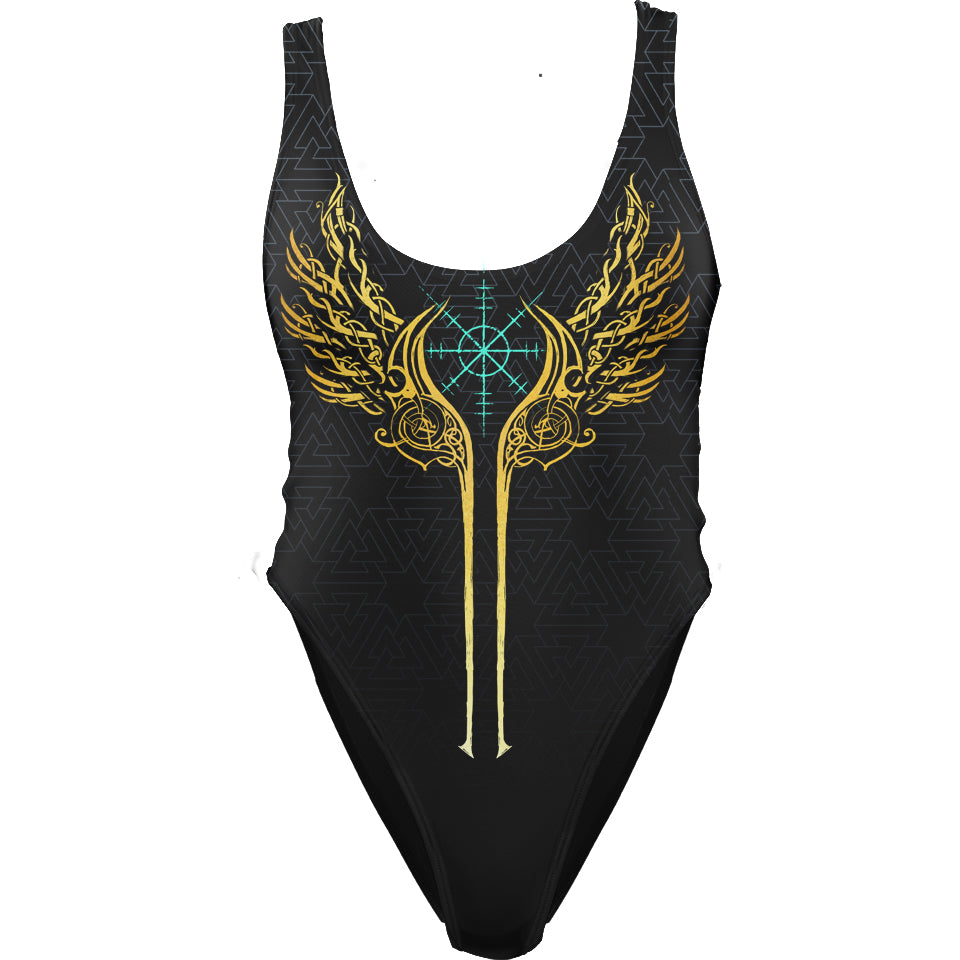 One-Piece Swimsuit Valkyries of Valhalla Swimsuit - Gold Edition