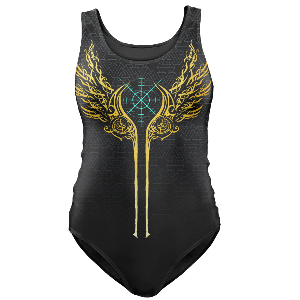 One-Piece Swimsuit Valkyries of Valhalla Swimsuit - Gold Edition