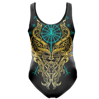 One-Piece Swimsuit Valkyries of Valhalla Swimsuit - Gold Edition