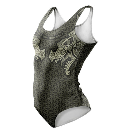 One-Piece Swimsuit XS / Original / Original Ragnarök One-Piece Swimsuit VIKING_SWIMSUIT_V1_XS