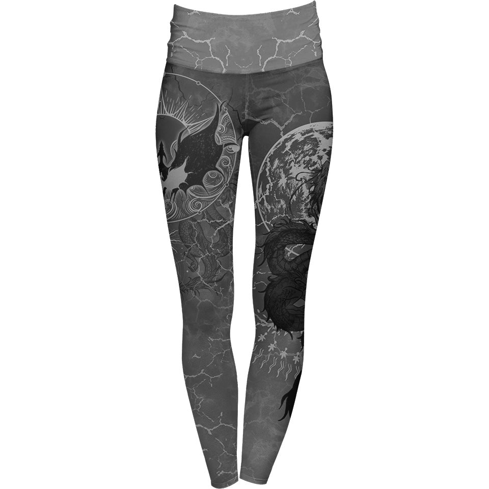 Dragon Rider High Waisted Leggings - Shadow Edition - Ultra Rare - 50 Unit Release