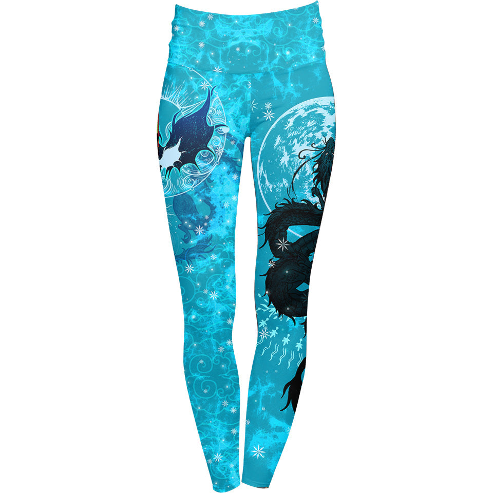 Dragon Rider High Waisted Leggings - Ice Edition - Ultra Rare - 50 Unit Release