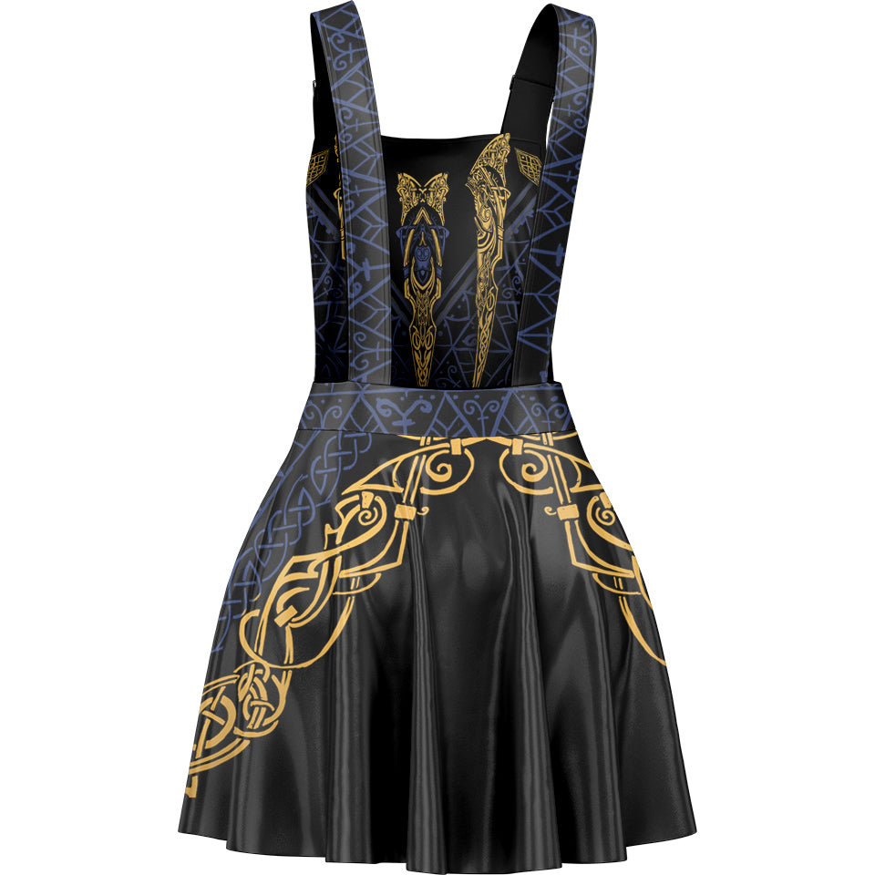 Pinafore Dress Fenrir's Wrath Pinafore Dress - Blue Edition