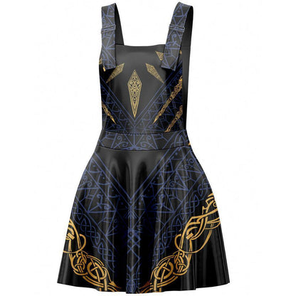 Pinafore Dress Fenrir's Wrath Pinafore Dress - Blue Edition