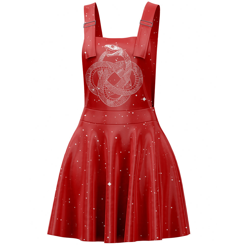 Pinafore Dress Ouroboros Pinafore Dress - Red Edition