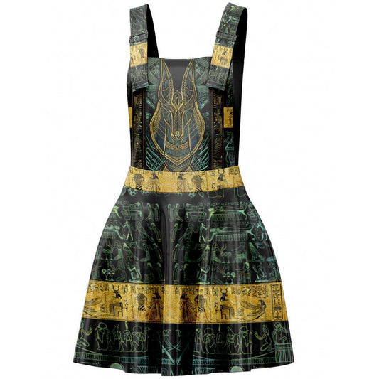 Pinafore Dress XXS Book of the Dead Pinafore Dress 555_ApronDr_XXS_BOOK-OF-THE-DEAD