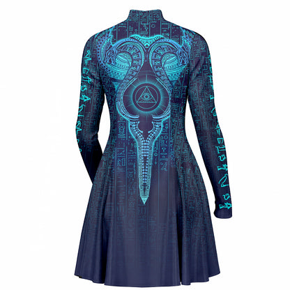 Uraeus Skater Dress - Electric Edition