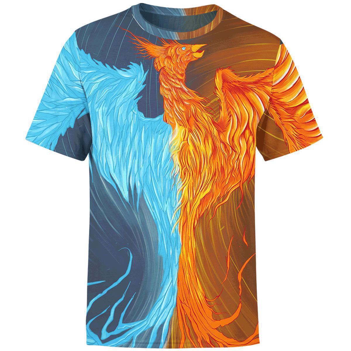 Shirt Fire & Ice Phoenix Unisex Shirt