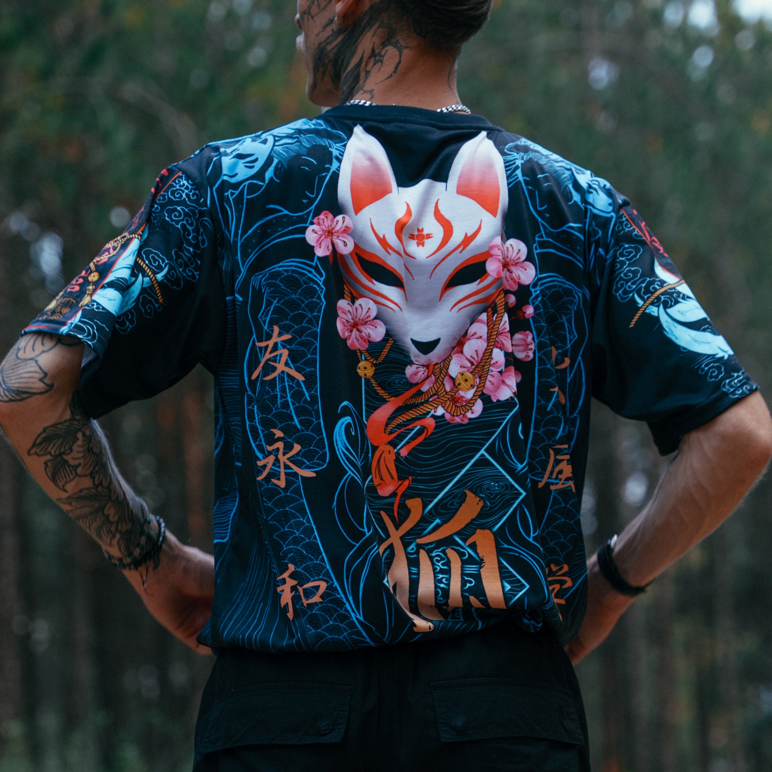 Kitsune シャツ shirt-kitsune-shirt-