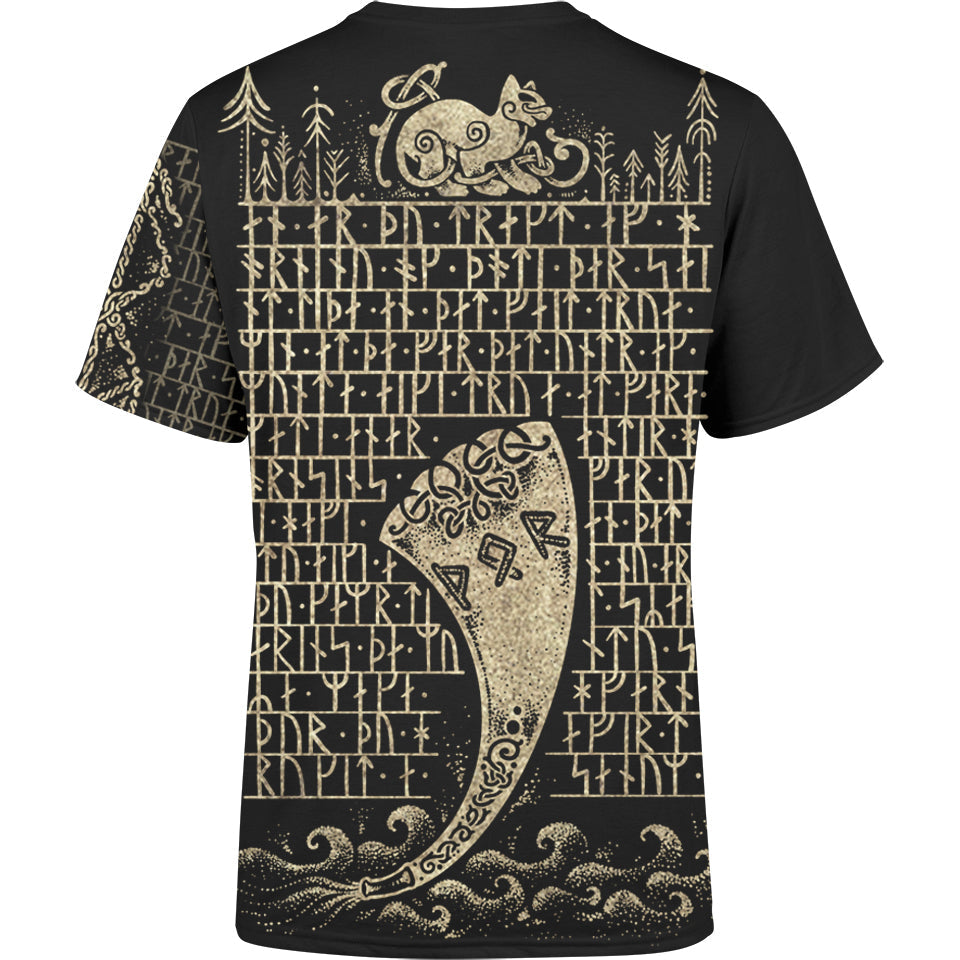 Shirt Runes of Thor Shirt - Stone Edition