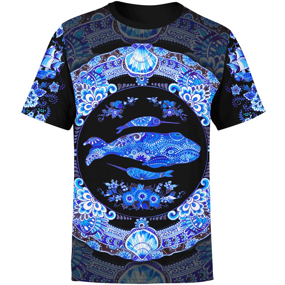 Shirt S / Black Delft Ocean Shirt DELFT-OCEAN-BLACK_T-SHIRT-3.0_SM