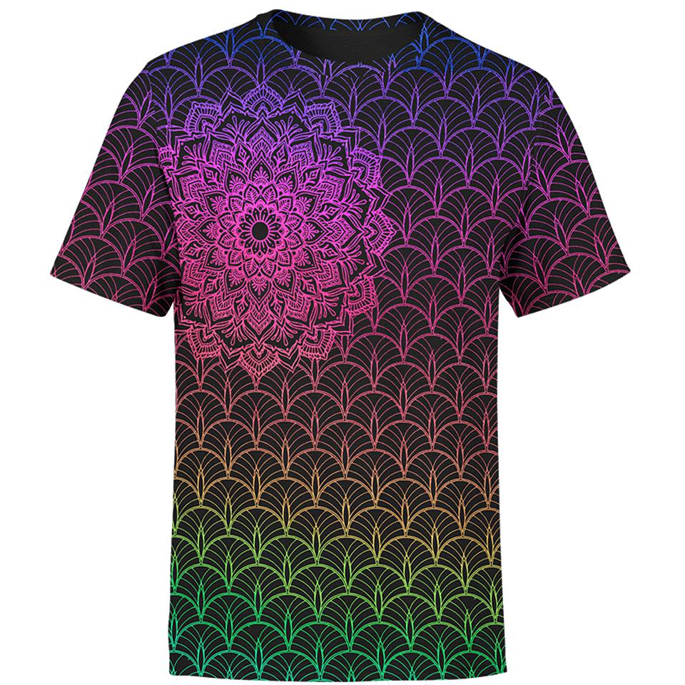 Shirt S / Rainbow Mandala Shirt MANDALA-RGB_T-SHIRT-3.0_SM