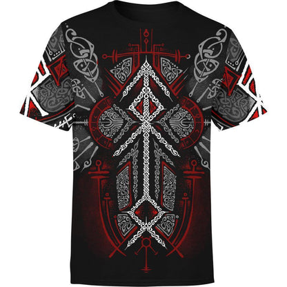 Shirt S Runes of Loki Shirt - Red Edition RULO_T-SHIRT-3.0_SM