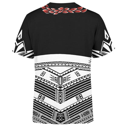 samoan dress shirts Men's Short Sleeve Button Down Samoan Tribal Bowling Shirt, Black Tan Polynesian Tattoo Outfit for Best Man, Groom & Graduation