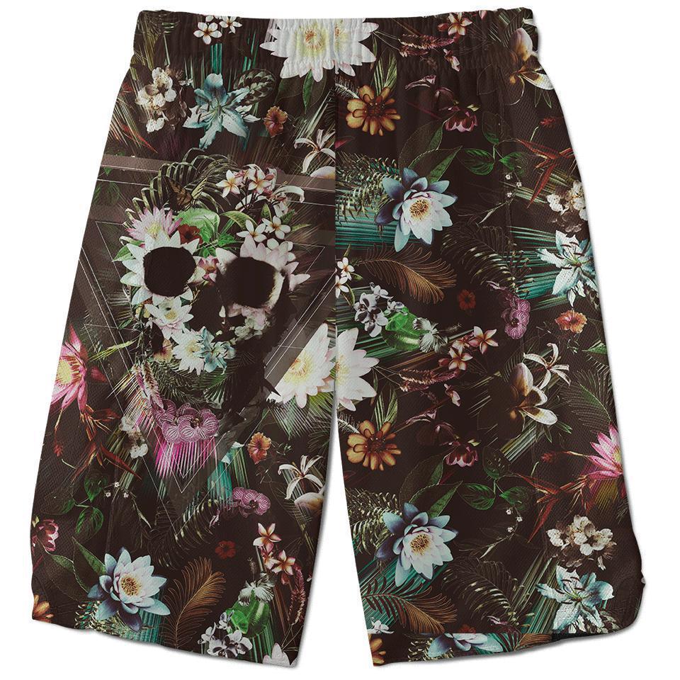 Shorts 28 - XS Flower Skull Shorts FLOWER-SKULL_WEEKEND-SHORT_28