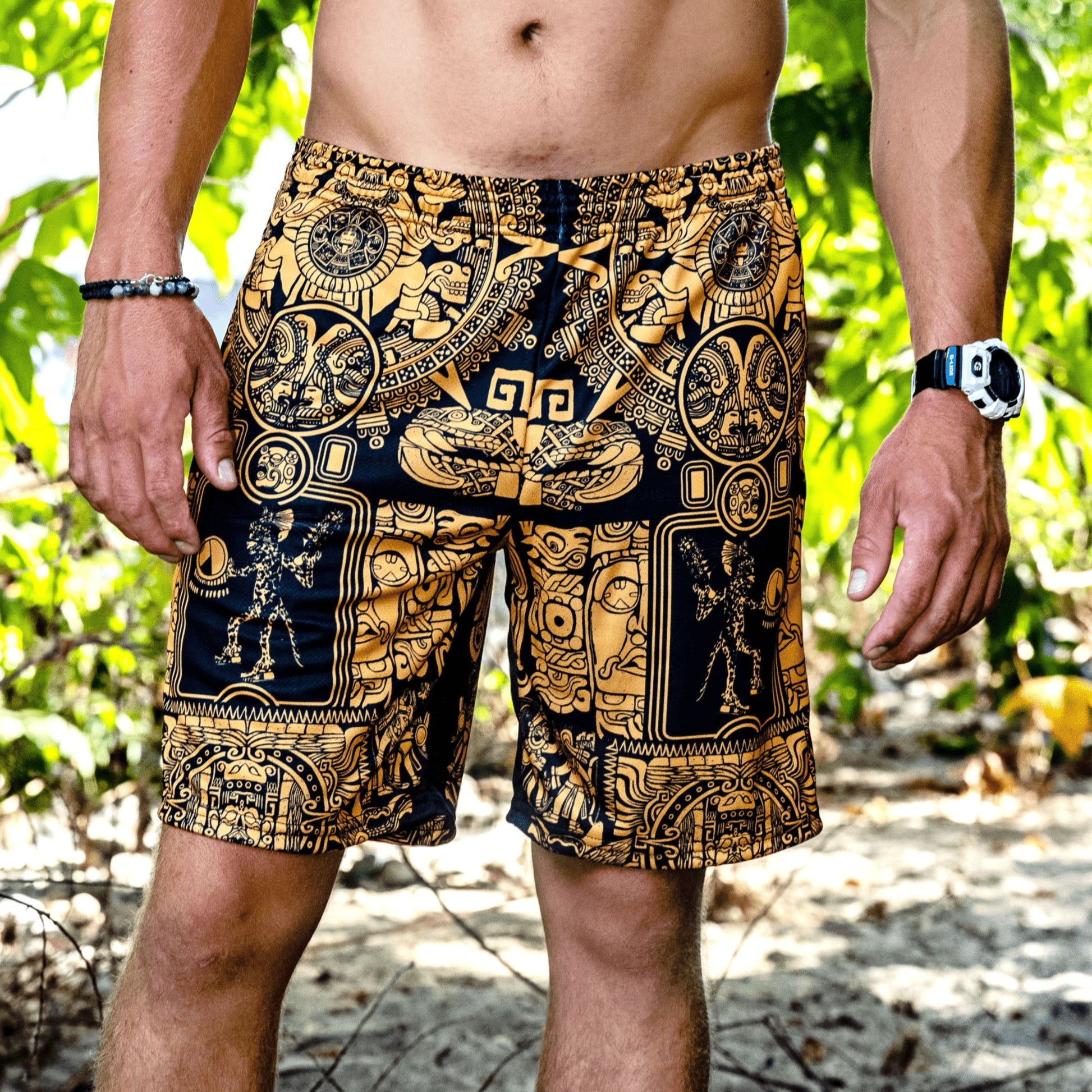 Shorts 28 - XS / Gold Jaguar Warrior Shorts JAGUAR-WARRIOR_WEEKEND-SHORT_28
