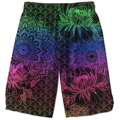Shorts 28 - XS / Rainbow Mandala Shorts MANDALA-RGB_WEEKEND-SHORT_28