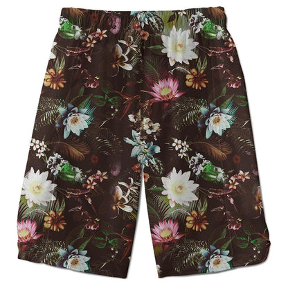 Shorts Flower Skull Shorts