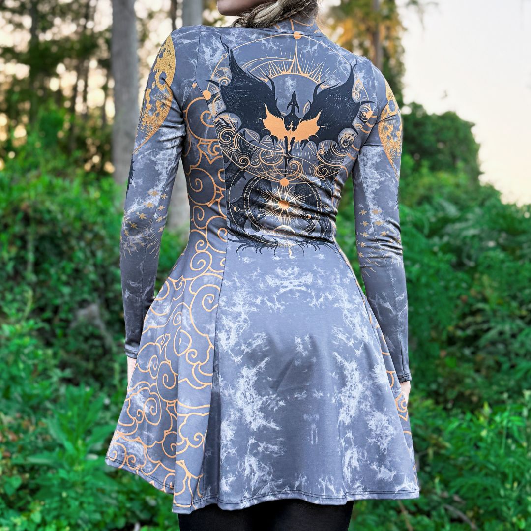 Dragon Rider Skater Dress 2XL-16 Dragon Rider Skater Dress 2XL-16