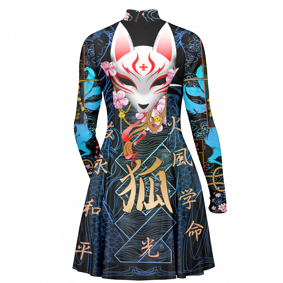 Kitsune Skater Dress