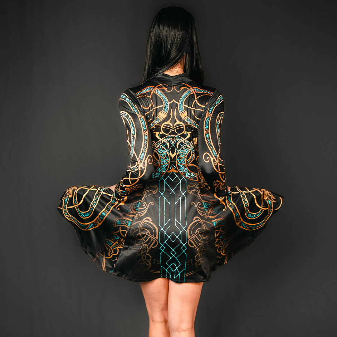 loki skater dress Her Universe Marvel Loki Halter Dress