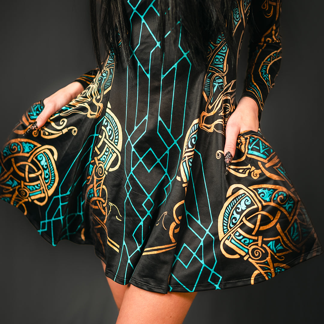 Loki short hot sale sleeve dress