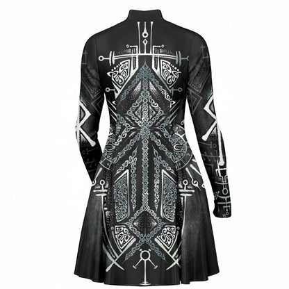 Skater Dress Runes of Loki Skater Dress