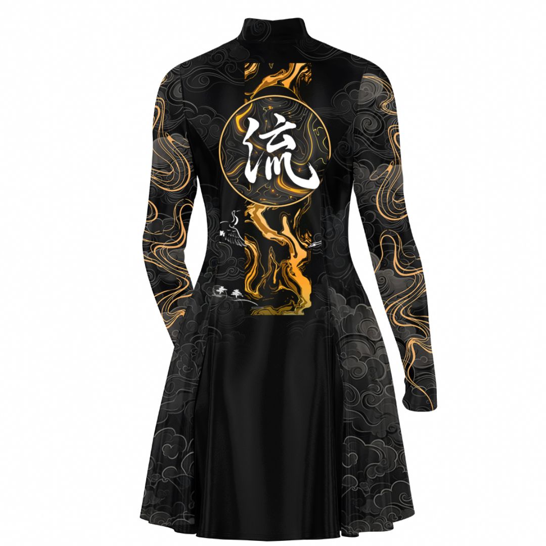 Skater Dress Suminagashi Skater Dress