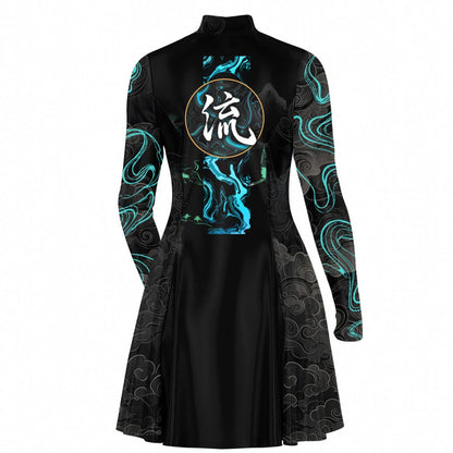 Skater Dress Suminagashi Special Edition Skater Dress
