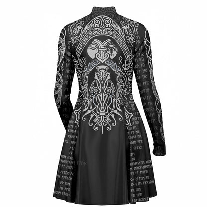 Skater Dress Viking Prayer Skater Dress