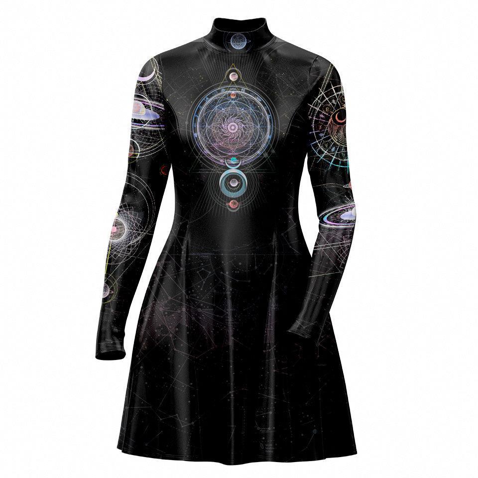 Skater Dress XXS-2 Cosmos Skater Dress 535A_LS-MiniDr_XXS_COSMOS