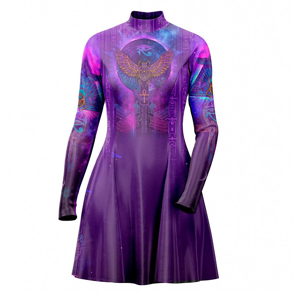 Skater Dress XXS-2 Egyptian Scarab Special Edition Skater Dress 535A_LS-MiniDr_XXS_SCARABLTD