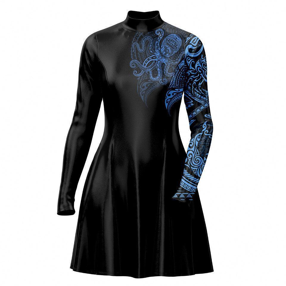 Skater Dress XXS-2 Mariana Skater Dress 535A_LS-MiniDr_XXS_MARI-BLU