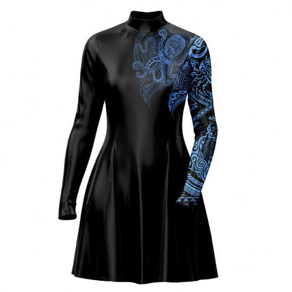 Skater Dress XXS-2 Mariana Skater Dress 535A_LS-MiniDr_XXS_MARI-BLU