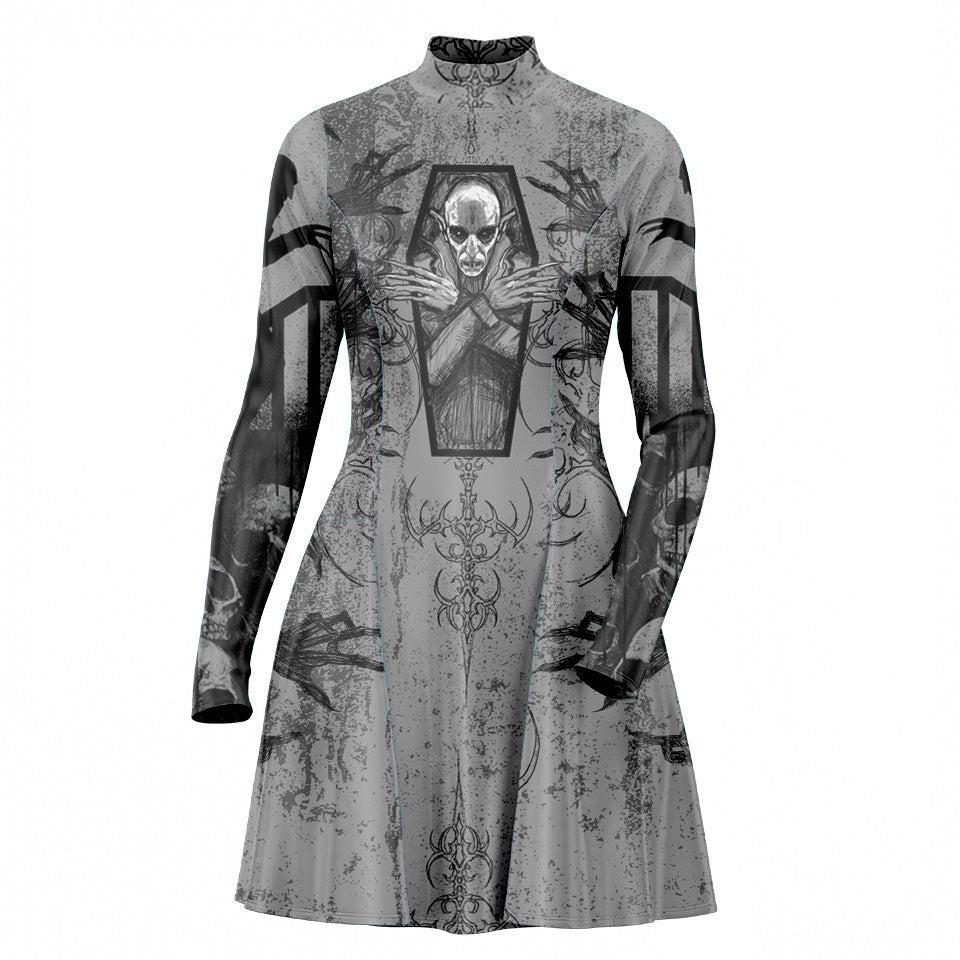Skater Dress XXS-2 Nosferatu Skater Dress 535A_LS-MiniDr_XXS_Nosferatu