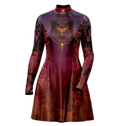 Skater Dress XXS-2 Phoenix Skater Dress 535A_LS-MiniDr_XXS_PHNIXX