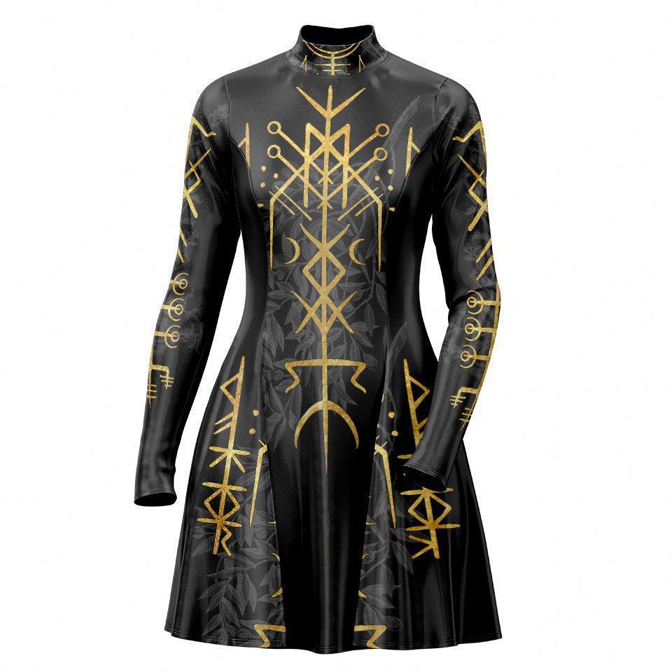 Skater Dress XXS-2 Runes of Destiny Skater Dress 535A_LS-MiniDr_XXS_DESTINY