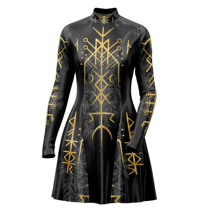 Skater Dress XXS-2 Runes of Destiny Skater Dress 535A_LS-MiniDr_XXS_DESTINY