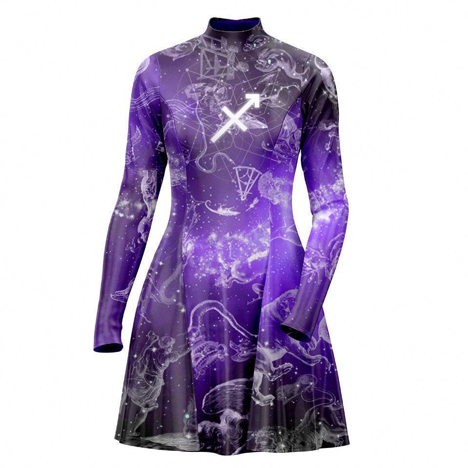 Skater Dress XXS-2 Sagittarius Skater Dress 535A_LS-MiniDr_XXS_SAGITTARIUS